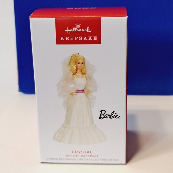 CRYSTAL Barbie Hallmark Keepsake 2023 Christmas Ornament NEW in Box - Picture 1 of 4